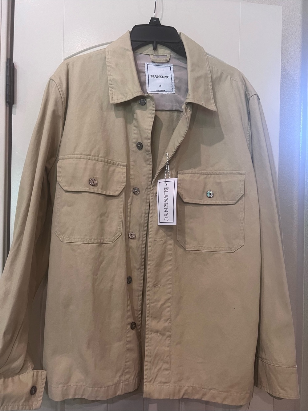 Blank NYC Khaki Shirt Jacket